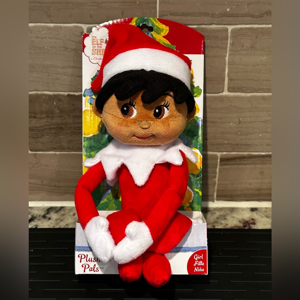 Brand New Elf On The Shelf Plushee Pal Red/White Elf Girl Plush Holiday Toy